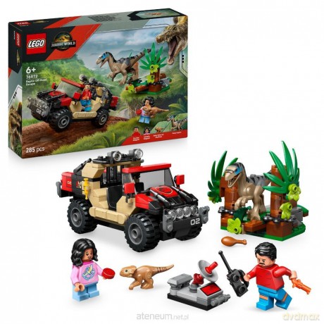 LEGO JURASSIC WORLD 76972 (6szt) Ucieczka terenów [KLOCKI]
