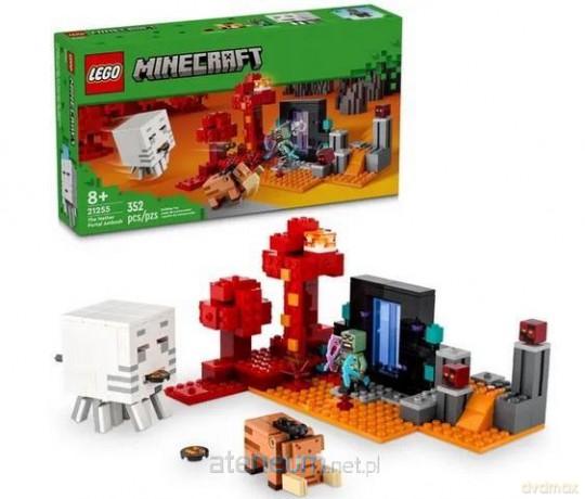 LEGO MINECRAFT 21255 (4szt) Zasadzka w portalu do [KLOCKI]