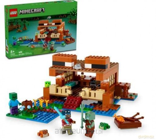 LEGO MINECRAFT 21256 (4szt) Żabi domek [KLOCKI]