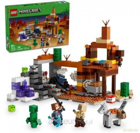 LEGO MINECRAFT 21263 (3szt) Kopalnia w Badlandach [KLOCKI]