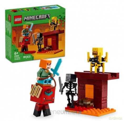 LEGO MINECRAFT 21266 (4szt) Bitwa na moście Nethe [KLOCKI]