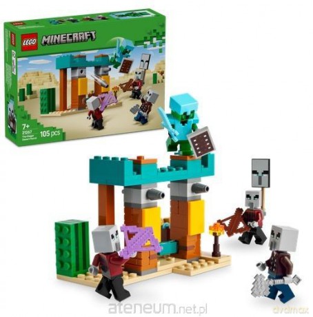 LEGO MINECRAFT 21267 (4szt) Pustynny patrol złosa [KLOCKI]