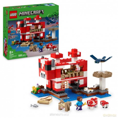 LEGO MINECRAFT 21270 (3szt) Dom grzybowej krowy [KLOCKI]
