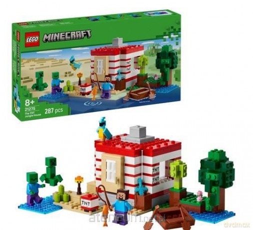 LEGO MINECRAFT 21275 (3szt) Dom w dżungli [KLOCKI]