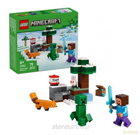 LEGO MINECRAFT 21583 (4szt) Przygoda stevea.. [KLOCKI]