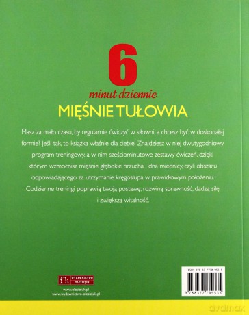 6 minut dziennie. Mięśnie tułowia - Sara Rose [KSIĄŻKA]