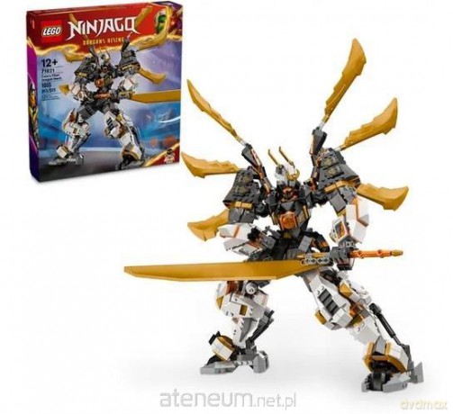 LEGO NINJAGO 71821 (4szt) Tytanowy smok mech Cole [KLOCKI]