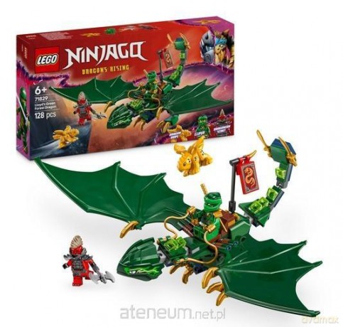 LEGO NINJAGO 71829 (4szt) Zielony leśny smok Lloy [KLOCKI]