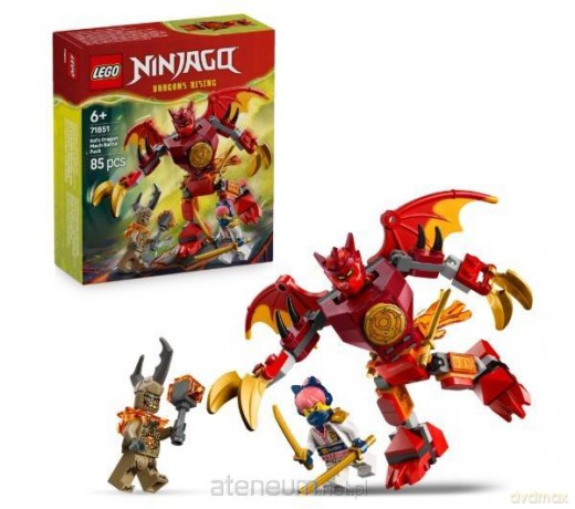 LEGO NINJAGO 71851 (4szt) Smok-mech Kaia [KLOCKI]
