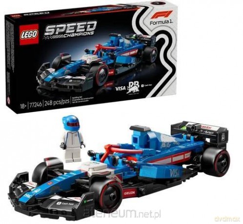 LEGO SPEED CHAMPIONS 77246 (4szt) Bolid F1 Visa.. [KLOCKI]