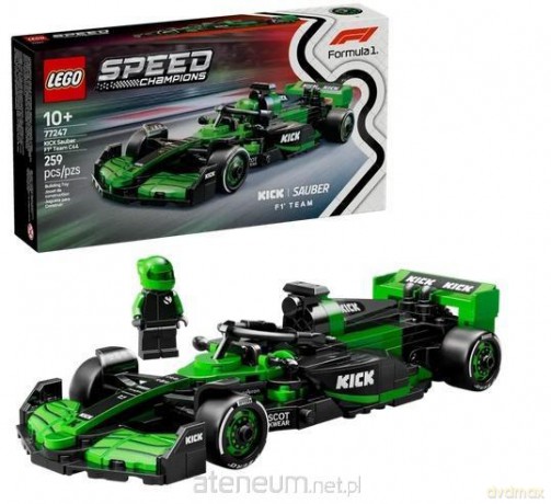 LEGO SPEED CHAMPIONS 77247 (4szt) Bolid F1 KICK.. [KLOCKI]