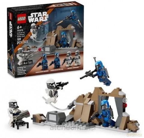 LEGO STAR WARS 75373 (4szt) Zasadzka na mandalorz [KLOCKI]