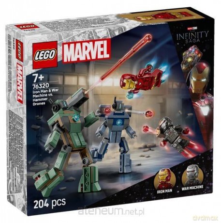 LEGO SUPER HEROES (4szt) 76320 Iron Man i War Mac [KLOCKI]