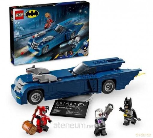 LEGO SUPER HEROES (4szt) Batman z batmobilem [KLOCKI]