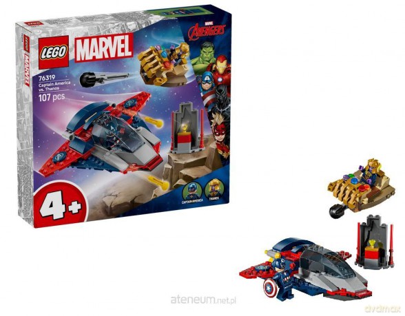 LEGO SUPER HEROES 76319 (8szt) Kapitan Ameryka... [KLOCKI]