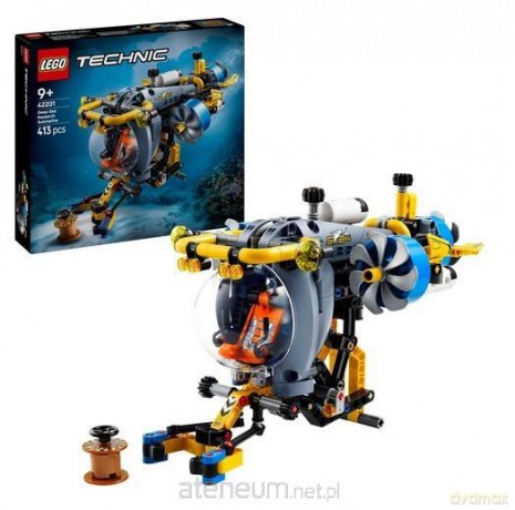 LEGO TECHNIC 42201 (4szt) Badawcza łódź podwodna [KLOCKI]
