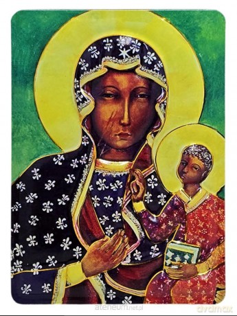Magnes Matka Boża Częstochowska 10x7cm
