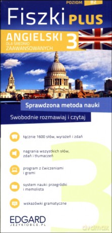Angielski Fiszki PLUS dla średnio zaawansowanych 3 [KSIĄŻKA]