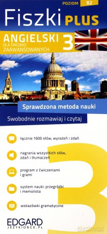 Angielski Fiszki PLUS dla średnio zaawansowanych 3 [KSIĄŻKA]