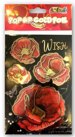 Naklejki foliowe Gold Poppies