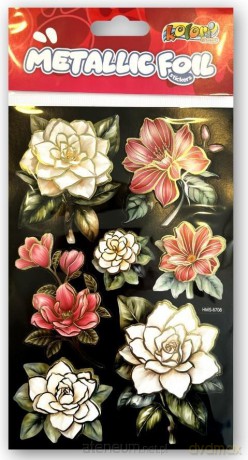 Naklejki foliowe Metalic Double Flowers