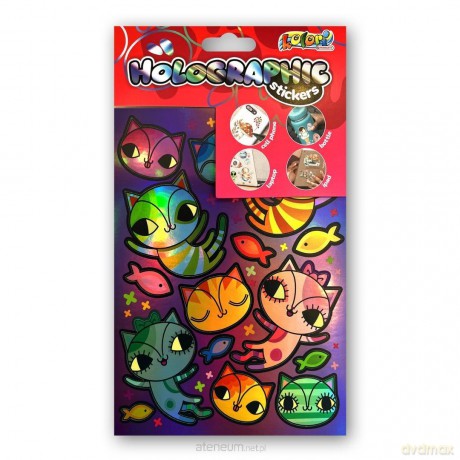 Naklejki holographic cats