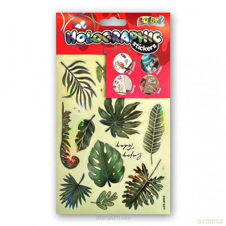 Naklejki holographic leaves