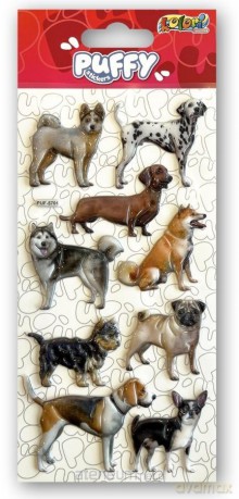Naklejki puffy Dogs