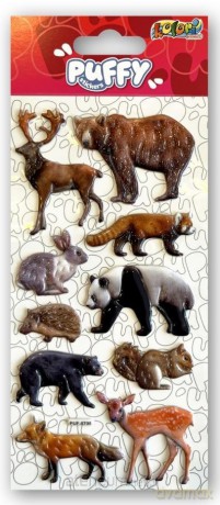 Naklejki puffy Forest Animals