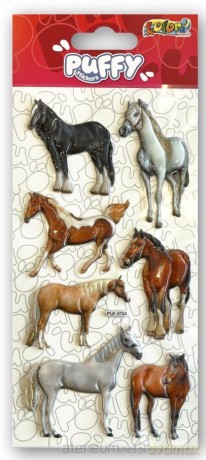 Naklejki puffy Horses