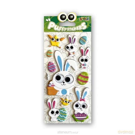 Naklejki puffy swpe easter bunnes