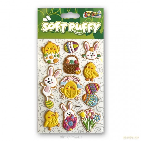 Naklejki puffy swpe happy easter