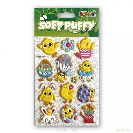 Naklejki puffy swpe happy easter