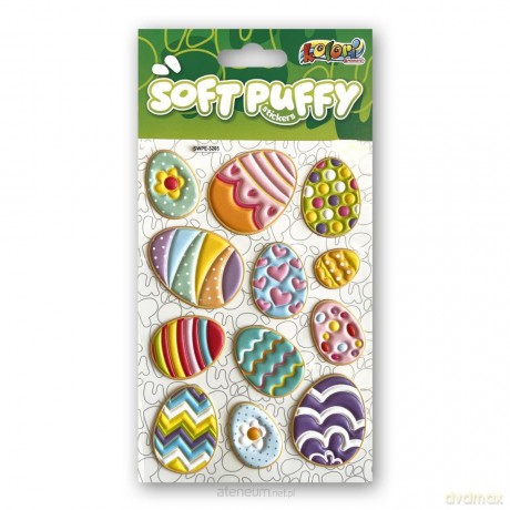 Naklejki puffy swpe happy easter