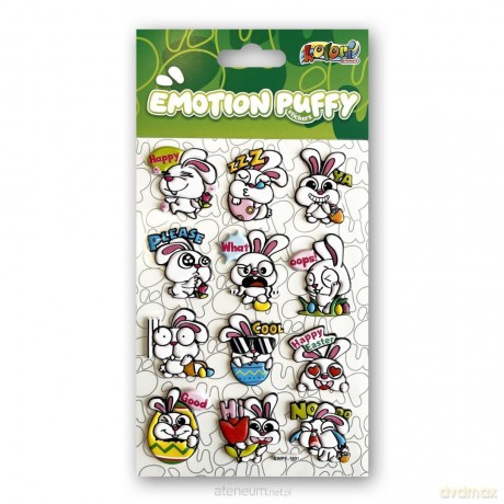 Naklejki puffy swpe happy easter