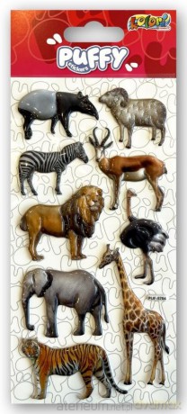 Naklejki puffy Wild Animals