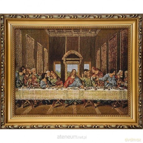 Obraz Haftowany Ostatnia Wieczerza 27,5x22cm