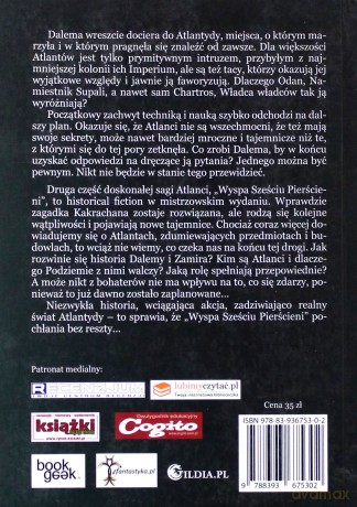 Atlanci. Tom II. Wyspa sześciu pierścieni - Olis Nari Lang [KSIĄŻKA]