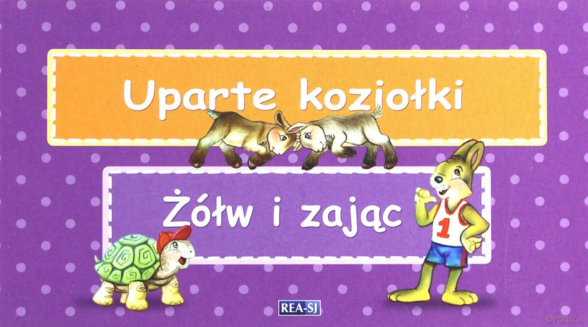 Bajki Ezopa. Uparte koziołki. Żółw i zając - Julia Konkołowicz-Pniewska [KSIĄŻKA]