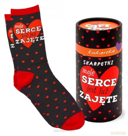 Skarpetki Walentynki Moje serce jest już zajęte