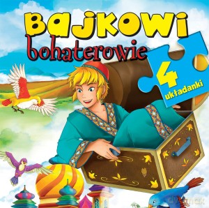 Bajkowi bohaterowie. 4 układanki - Anna Wiśniewska