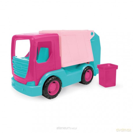 Tech Truck śmieciarka różowa