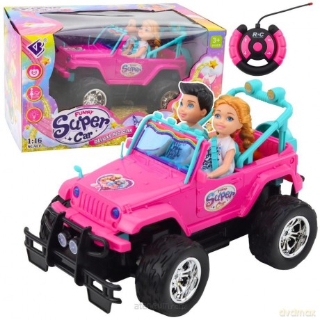 Terenówka R/C z lalkami 1:16
