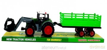 Traktor przyczepa do siana
