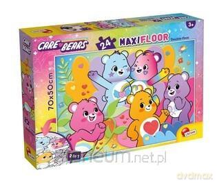 Troskliwe misie puzzle dwustronne podłogowe 24 el. [PUZZLE]