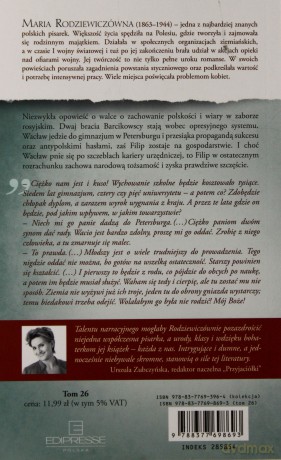 Barcikowscy. Klasyka Literatury Kobiecej. Tom 26 - Maria Rodziewiczówna [KSIĄŻKA]