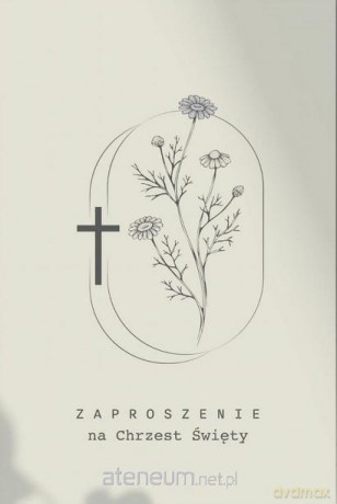 Zaproszenie Chrzciny (5szt)