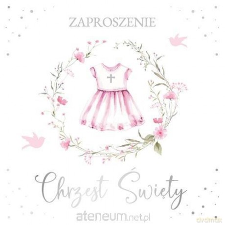 Zaproszenie Chrzest (10szt)
