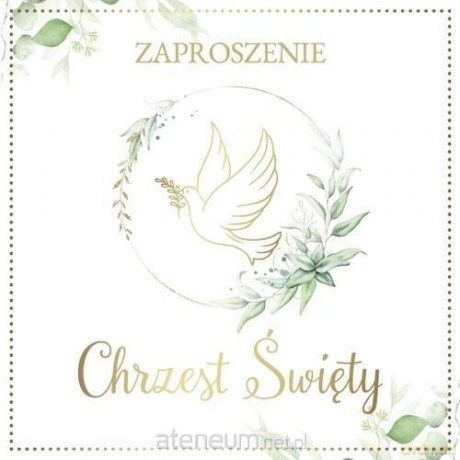 Zaproszenie Chrzest (10szt)