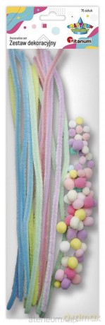 Zestaw: druciki 30cm x15szt 75szt